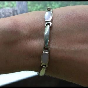 Mother of pearl bangle bracelet